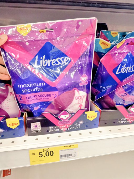 sabbykongsi's tweet photo. To all ladies yang selalu ada heavy flow period, yang selalu bocor especially hari kedua, the panty is for you

While yg period pain teruk, cramp, boleh pakai heat patch tu to ease your pain. BF or husband pon kene ambil tahu tau utk support partner korang 

RT to save a life🦾😤 https://t.co/I6vo5FYi49