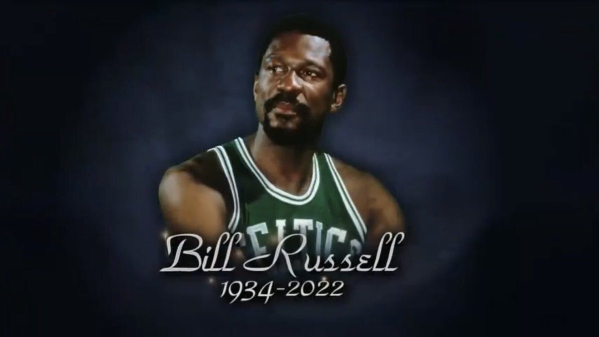 bubba_eves's tweet image. Bill Russell we will never forget you