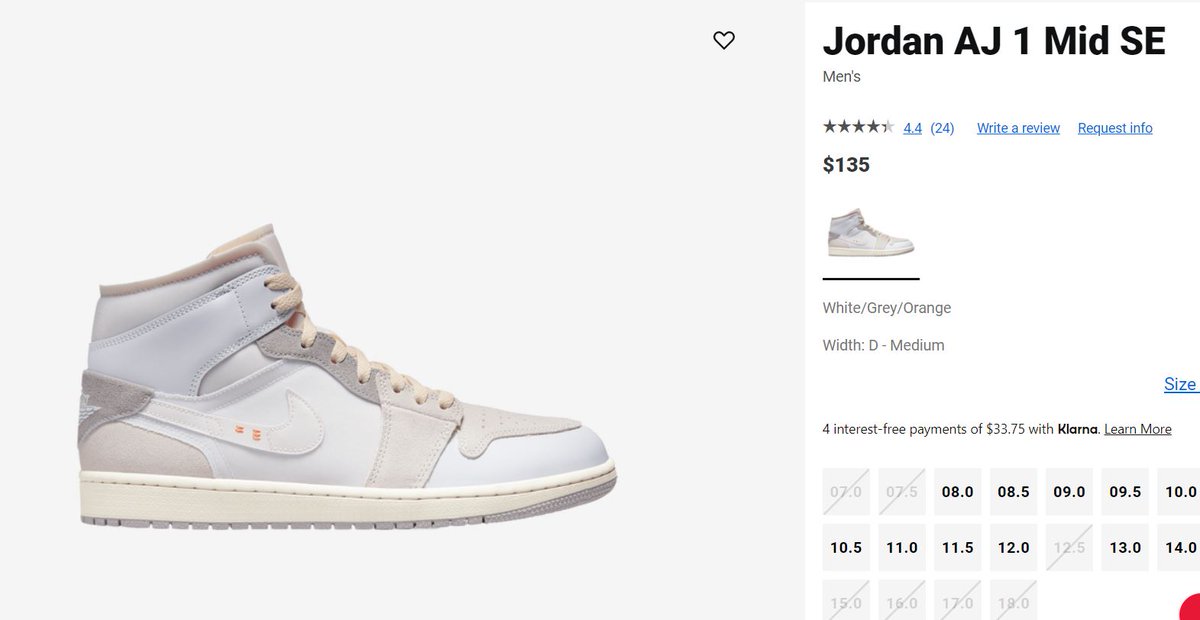 SOLELINKS's tweet photo. Ad: LIVE via Foot Locker
Air Jordan 1 Mid ‘Craft’

=> https://t.co/yVq64jAwcE
=> https://t.co/yVq64jAwcE https://t.co/7n6bUv17Ca