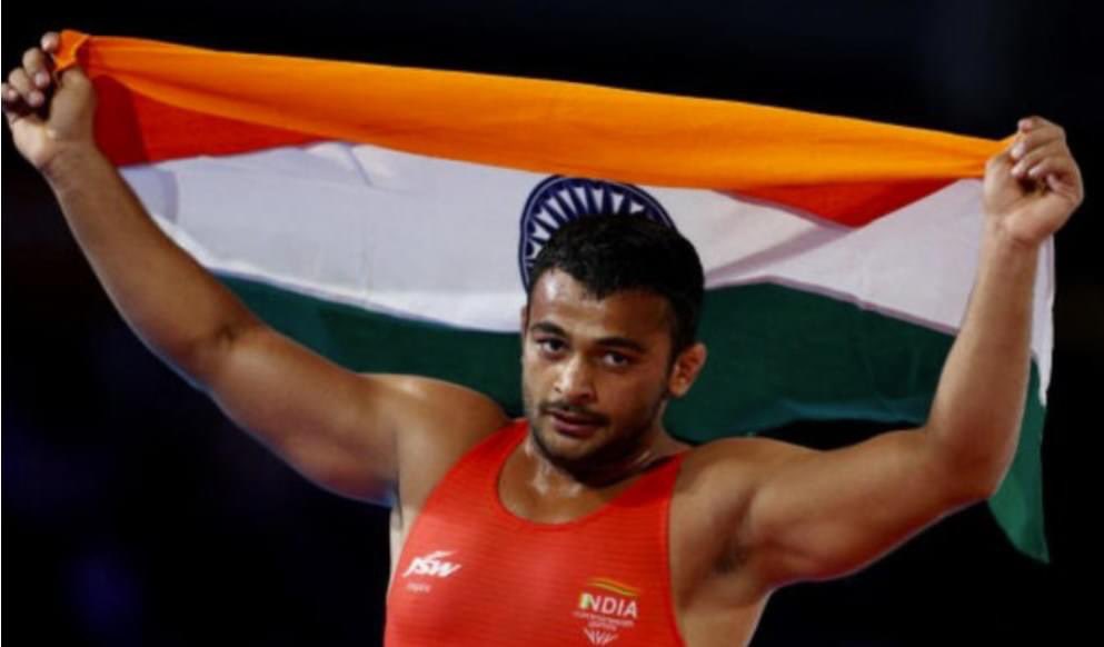 Sabby Sabharwal (@sabby2707) on Twitter photo 2022-08-06 03:05:23 🥇🥇🥇🇮🇳🇮🇳🇮🇳. 🎉🎉🎉 It's A Hat-Trick Of Gold Medals For India In Wrestling As Bajrang Punia, Sakshi Malik And Deepak Punia Triumph At Commonwealth Games #CommonwealthGames2022 #CommonwealthGames #india #wrestling 🥇🥇🥇🇮🇳🇮🇳🇮🇳. 🎉🎉🎉 It's A Hat-Trick Of Gold Medals For India In Wrestling As Bajrang Punia, Sakshi Malik And Deepak Punia Triumph At Commonwealth Games #CommonwealthGames2022 #CommonwealthGames #india #wrestling