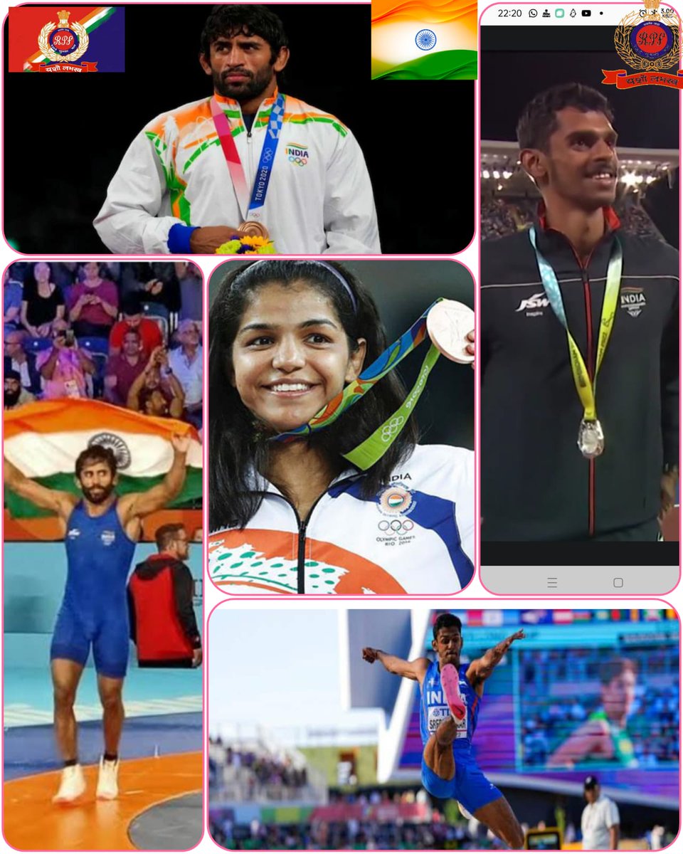 Congratulations to Bajrang, Sakshi and Shankar for winning  Medals in Commonwealth Games-2022 #Indianprides <a href="/RPF_INDIA/">RPF INDIA</a> <a href="/GMNWRailway/">GM NWRailway</a> <a href="/NWRailways/">North Western Railway</a> <a href="/AshwiniVaishnaw/">Ashwini Vaishnaw</a> <a href="/RailMinIndia/">Ministry of Railways</a>