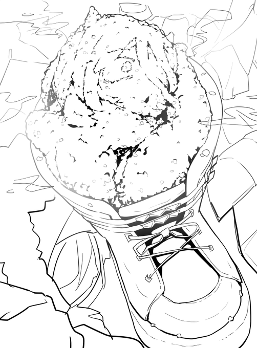 > 自分のブーツの中に詰められた、ほかほか白ごはんにされた お願いします! #odaibako_osushirinda  