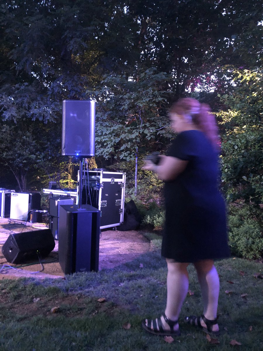 CM_Fayetteville's tweet photo. The arts in Arkansas! @TrilliumSounds and @crystalbridges Art Trail at Night bringing NYC’s Sky Creature to the Ozarks. 

CM_Fayetteville sighting: Our co-organizer and filmmaking whiz Jess Whalen doing her thing to preserve the moment! https://t.co/8Z9v1ekB9Z