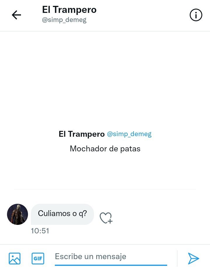 __Megg___'s tweet photo. Chats con killers be like: https://t.co/6l8dG8oZUW