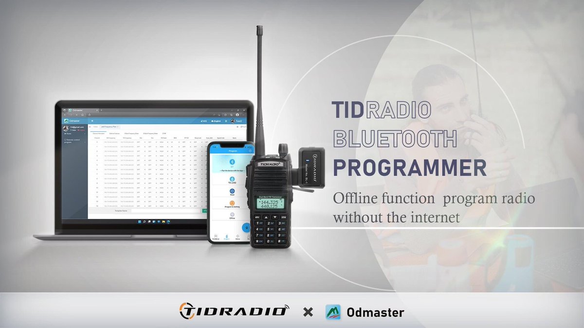TidradioO's tweet photo. Offline Function Program Your Radio Without Internet By Phone For Baofeng And More Radios Outdoors.
Watch the video to learn how to use.
https://t.co/DwXKglruzh
#tidradio #bluetoothprogrammer #baofeng #hamradio #gmrs #Amateurradio #uv5r #walkietalkie #odmaster #hamr #outdoors https://t.co/YpMs9ZajGh
