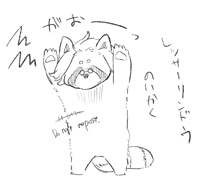 似てるってお話聞いて描いたレiッiサiーrindとミiニiオiンrind😂 