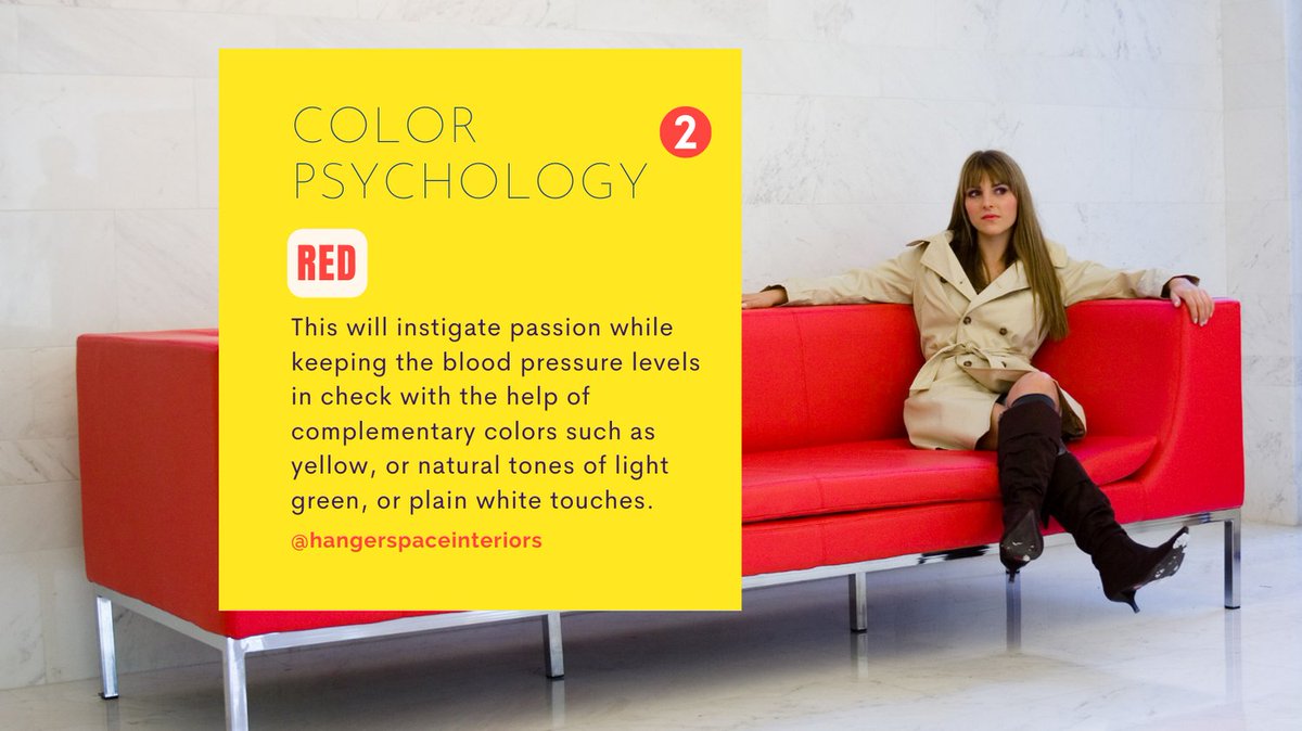 Part 2 - Let's learn the impact of colors when they are used in interiors. Here is the red this time.

#colors #colours #colorpsychology #interiorcolors #interiors #interiordesigning #interiordesigner #hangerspace #hangerspaceinteriors