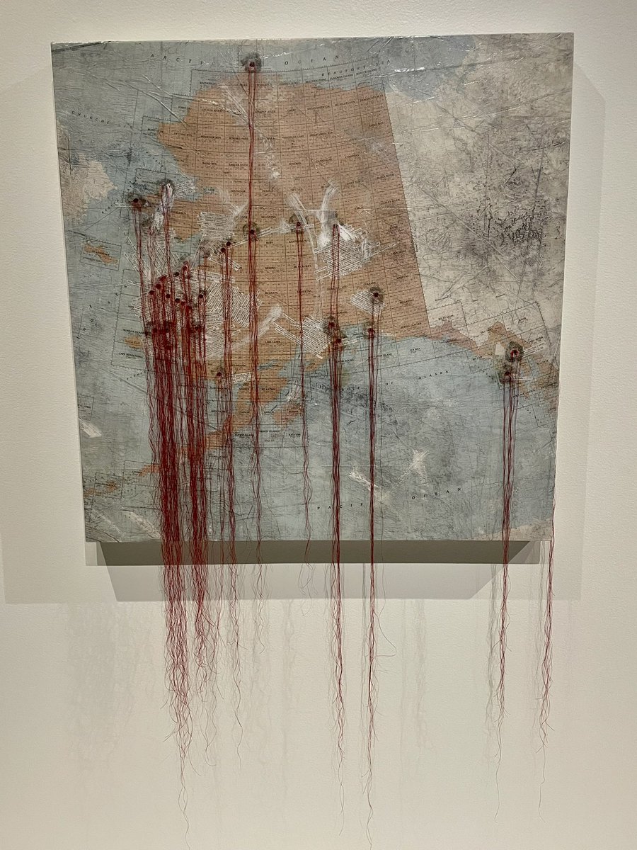 indigenousarch2's tweet image. Some exhibits from the the Anchorage Museum. COUNTER CARTOGRAPHIES: LIVING THE LAND #INDIGENOUS #IndigenousPeoples #countermapping