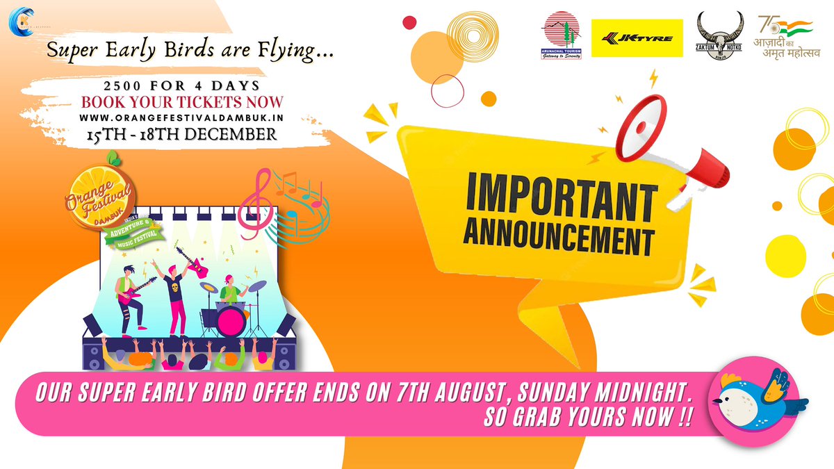 OFAM_Dambuk's tweet photo. Super early birds are flying! 

Hands up who’s already grabbed theirs this week! 🙋🙋🏻‍♀️

Our Super early bird offer end at midnight on 7th August, So Move fast!

Tickets - https://t.co/ZI4bVkrE4F https://t.co/PSiuQaf1g2