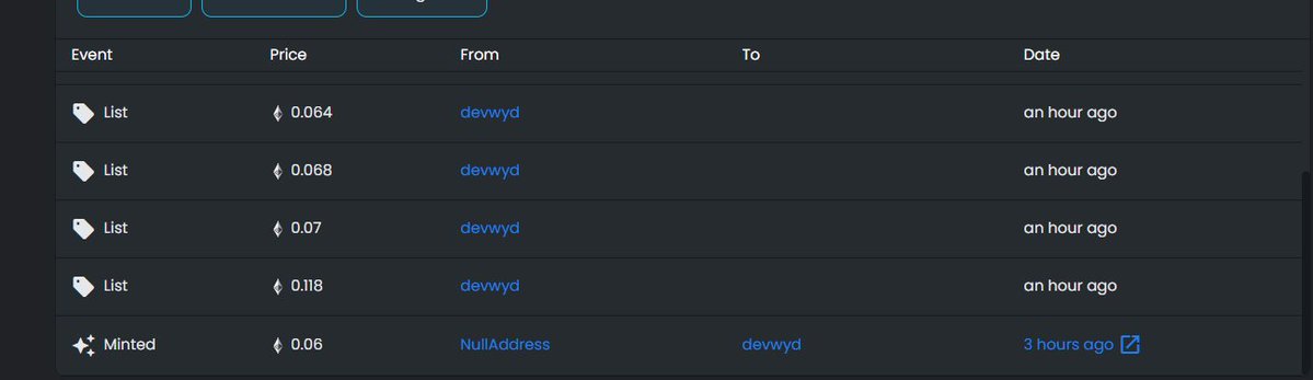 Brubbyy_'s tweet photo. Yo @devwyd, @underground is so lucky to have you. The way you undercut for an hour, cancel your listing, relist higher and then start the process all over again AMAZES me. 🚀🚀 https://t.co/MGwdr3rANd
