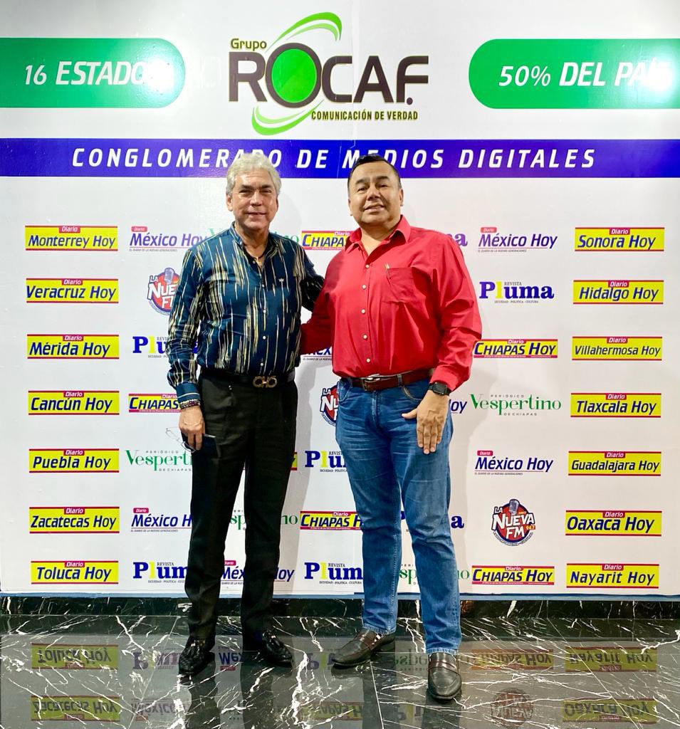 Rodolfo_Calvo's tweet photo. Fue un gusto saludar el día de hoy en el #GrupoROCAF al Dr. Noé Colmenares Gómez, experto Cardiólogo Chiapaneco. https://t.co/SmlqwdlLN5