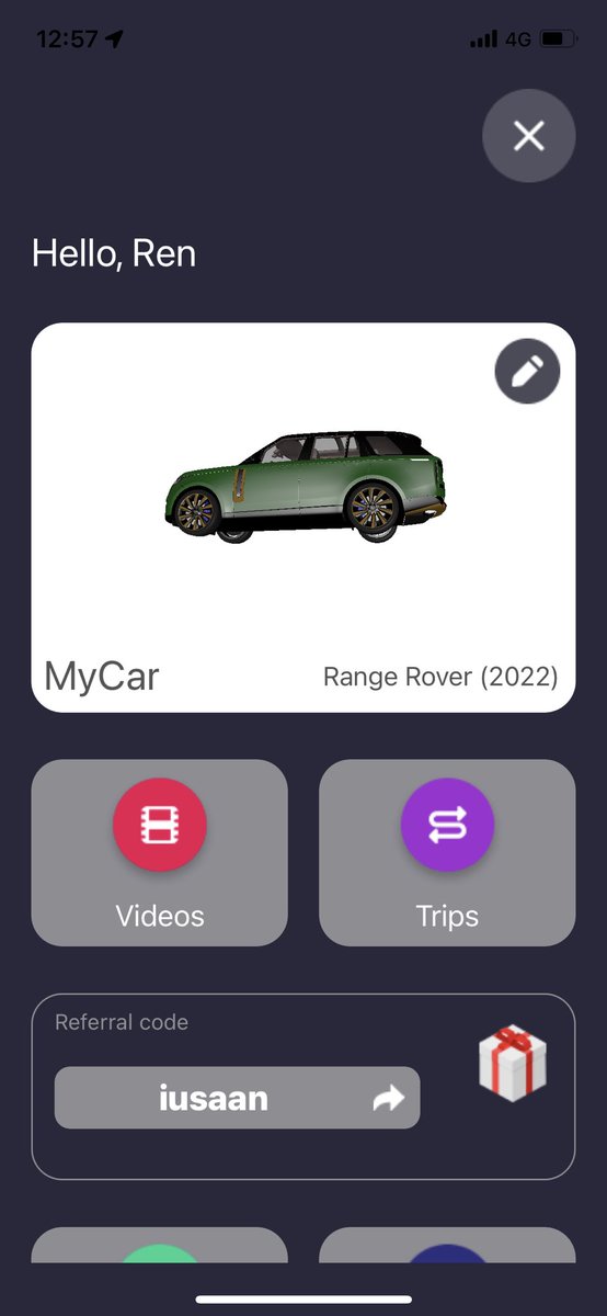 pancake_crypto0's tweet photo. 新しい #Drive2E の紹介です🚗

アプリが既にあって
カーナビ、ドラレコの機能も果たす万能 #D2E です❗️

ただイマイチよくわかっていませんが...
#RangeRover
#TeslaModel3
がもらえました🤣

アプリをとってコードを入力で開始できます🙇‍♀️

↓アプリ↓
https://t.co/Y5KXeb273m
↓コード↓
iusaan https://t.co/jx2Yga0OHq