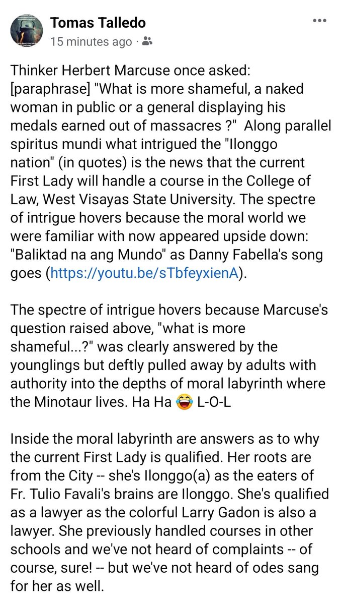 earlysol's tweet photo. Prof. Talledo's response to WVSU admin justifying their decision to hire Mrs. Marc0s.

As with the many evil things that happened because of our apathy, hipsan ta na lang bala ini? https://t.co/LFGlXyVAAT