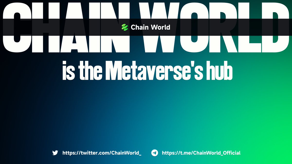 ChainWorld_'s tweet photo. 🎯The goal of #ChainWorld is to create a benchmark for the social ecology of the #metaverse, where users can access protocols without restrictions and permission, and help the Internet transform from #Web2 to #Web3.
Join us to learn more👉https://t.co/Sy5ruNkEbb
#SocialFi #Web3 https://t.co/0QxbkkApHo