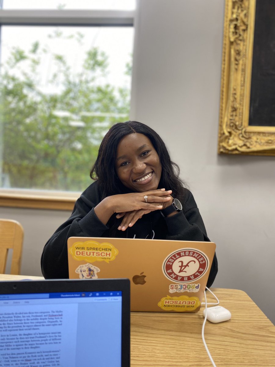 gift_adetutu's tweet photo. Today, we graduate from @UofAlabama with M.A in German and a 4.0 CGPA. 
I was just going to simply say we’ll be missing our grad because we’re on a DAAD scholarship in Germany this August, and in Santorini right now, but instead, let me tell you what our professors at U.A did: https://t.co/aHMG9R5tJ8