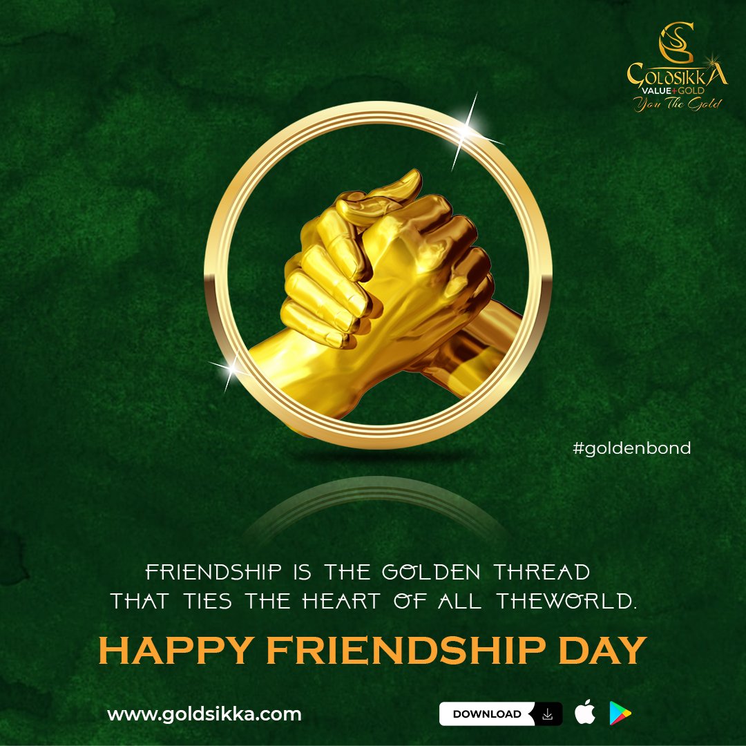 goldsikkaltd's tweet photo. Happy Friendship Day!
:
#goldsikkalimited #goldenbond #FriendshipDay #goldenfriends #goldfriends https://t.co/DZnafp6eDc