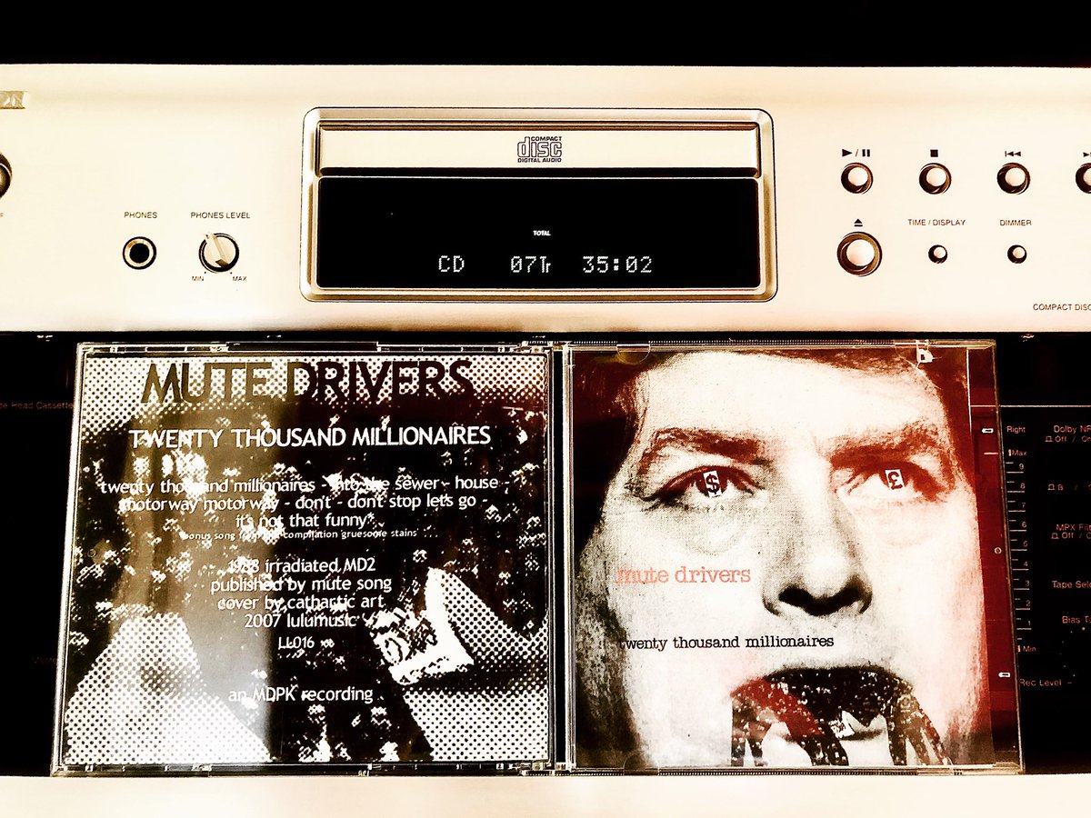 jpunaro's tweet photo. Mute Drivers :: Twenty Thousand Millionaires

I know people who live in fear

#mutedrivers #davidrogers #stevewright #twentythousandmillionaires #md2 #irradiated @mutesong #mutesong #cd #cdaddict #cdalbum #cdcollection #compactdisc #cdcollector #nowplaying  #paulkendall @300hz https://t.co/Jks6FXt8oq