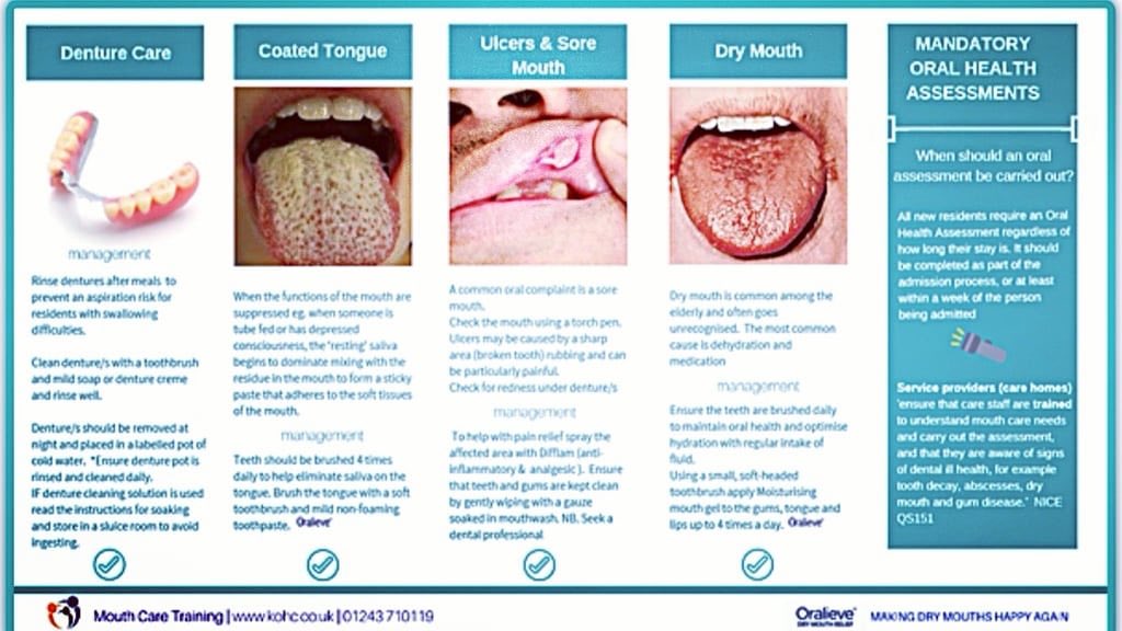This week we focused on #mouthcarematters. There are certain groups of patients that will be more at risk of developing mouth related problems due to either one or a combination of medical, cognitive or physical disabilities. Mouth care is important for nutrition and hydration