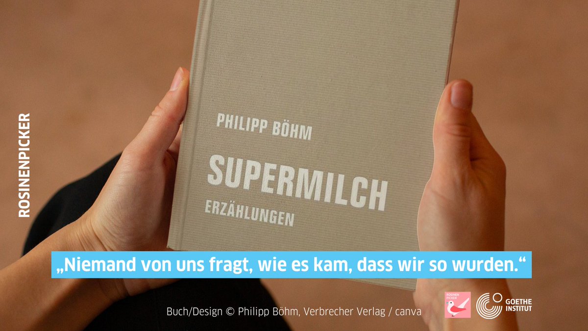Fettberge, Elvis-Imitatoren oder Diplomatenjagden: Philipp Böhm hat einen literarisch stimmigen und überraschenden Erzählband geschrieben. Worum es in den Geschichten geht, erfahrt Ihr im neuen #Rosinenpicker. goethe.de/de/kul/bib/rei…