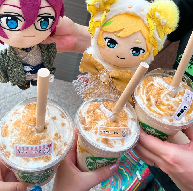 ちんぺちにお名前シールを貼ったり
みんなが討伐するのを後ろで見てる英智ぬいを撮ったりしました 