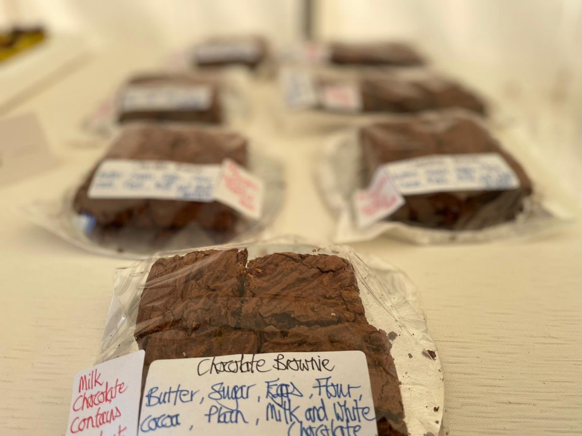 ShropFarmVets's tweet photo. The cake sale is on at Oswestry Show - we are raising money for the cousin of our vet Nathan, who has had severe illness with long covid. Please pop by today if you are at the show! Follow the link to find out more https://t.co/9WF3V5FpiN https://t.co/hq90yFSc37