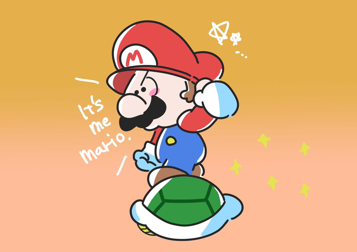 ノコノコでスイスイなマリオ🐢