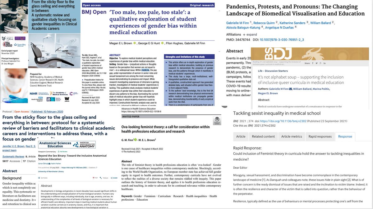 Today's <a href="/ifaa2022/">IFAA 2022</a> symposium on sexism in anatomy built upon much of our wider work in health professions education. There is a strong evidence base that demonstrates sexism is rife and we still do not have inclusive curricula <a href="/Megan_EL_Brown/">Megan Brown</a> <a href="/y_salinasal/">Yolanda Salinas Alvarez</a> <a href="/NaliniPather/">Prof Nalini Pather 🌞</a>