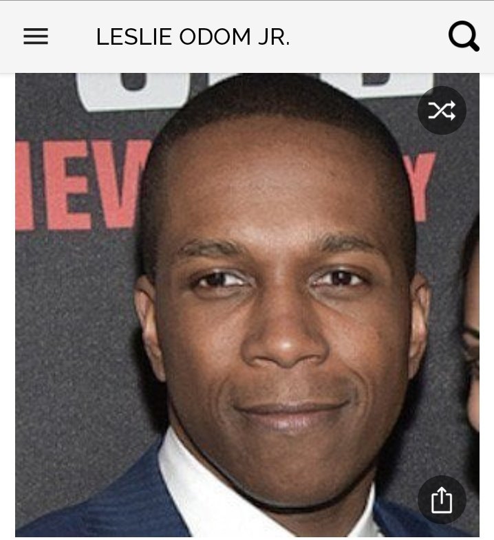 Happy birthday to this great actor.  Happy birthday to Leslie Odom Jr. 