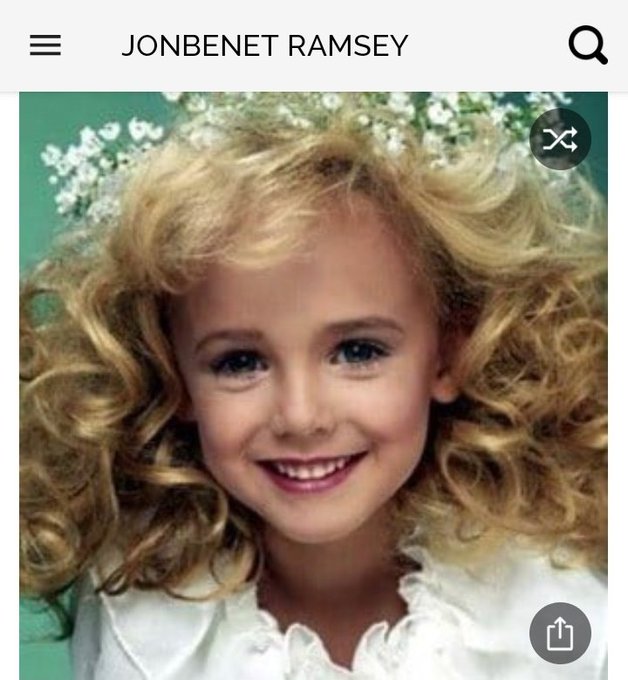 Happy birthday to this young pageant star who died way too young.  Happy birthday to JonBenet Ramsey 