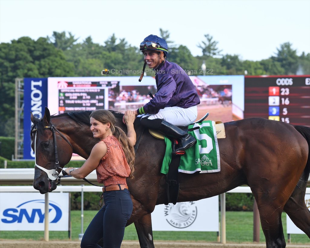 artilespascualf's tweet photo. #6Aug Troy Stakes Gr.3 $300,000 grama #Saratoga 

Golden Pal 11-7 $1,638,431
Jockey: Irad Ortiz, Jr. 
Trainer: Wesley Ward 
Tiempo: 1:00”4 (5 1/2 Furlongs) 

Sexta victoria de grado (Golden Pal).

📸 @coglianesephoto https://t.co/7k3np3Wc6u