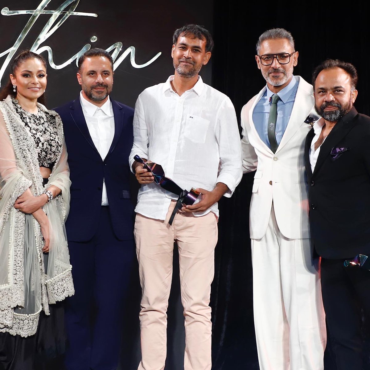 fdciofficial's tweet photo. FDCI celebrated the unforgettable contribution of Set/Decor Experts, who have been the backbone of India Couture Week. The awardees included:

Mahesh Sharma and Vikram Sharma

#FDCI #FDCIWithin #ICW2022 #15YearsofICW https://t.co/DChJU79PPc