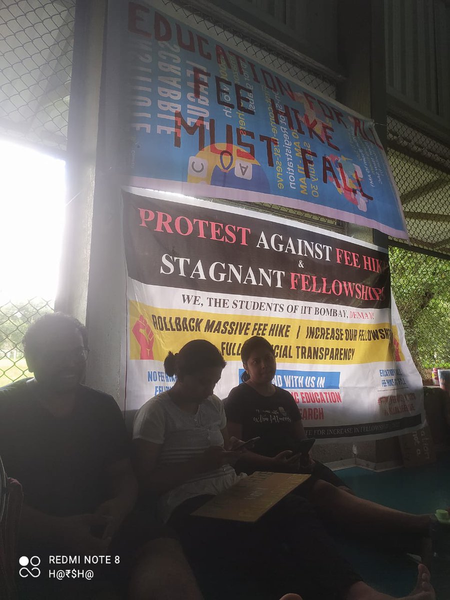 iitbfeehike's tweet photo. We are going ahead with our hunger strike https://t.co/eOqBoI90dN