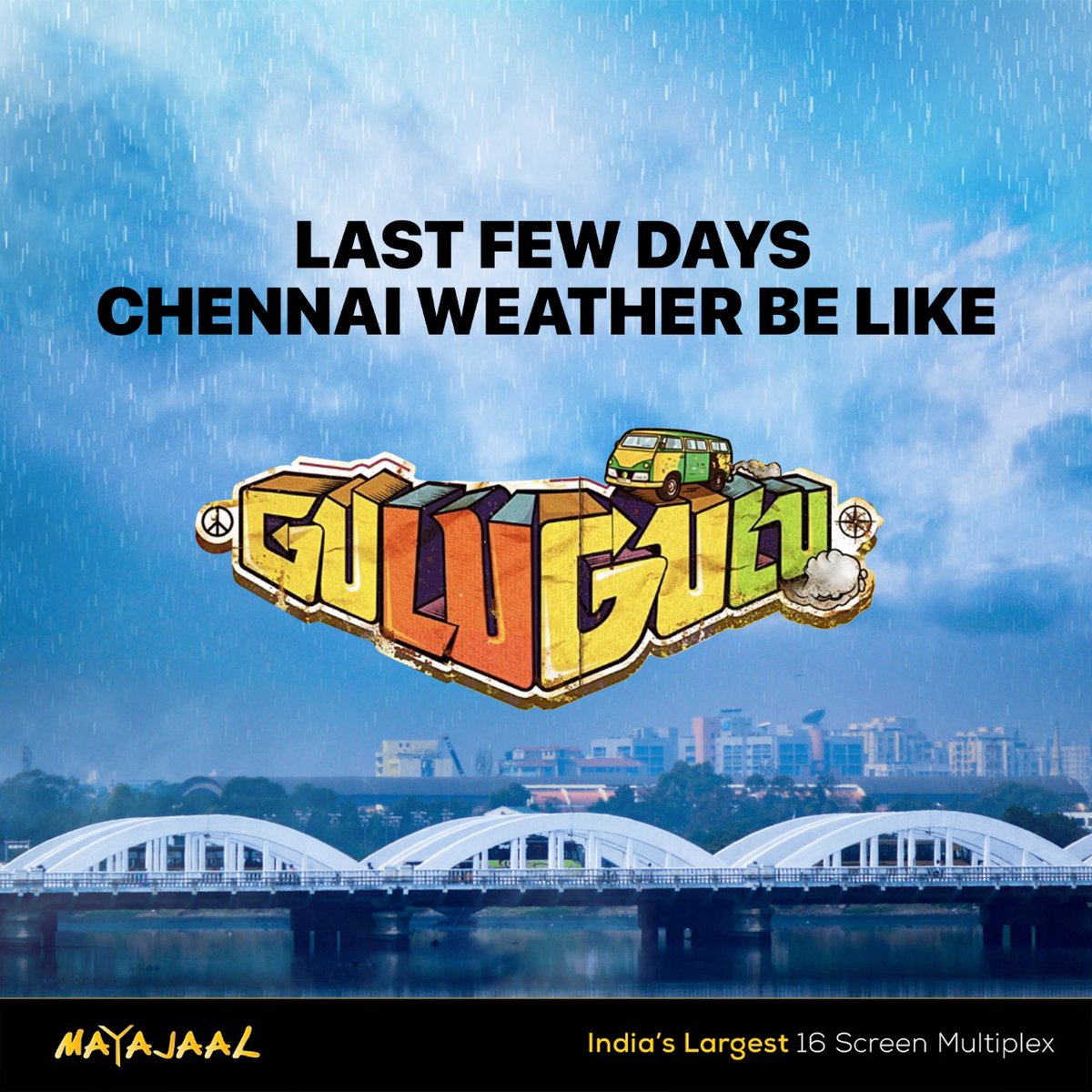 In this Gulu Gulu weather, why don't you book your tickets for #GuluGulu at #Mayajaal?

bit.ly/3sVdbqD

<a href="/iamsanthanam/">Santhanam</a> <a href="/MrRathna/">Rathna kumar</a> <a href="/Music_Santhosh/">Santhosh Narayanan</a> #Santhanam #SanthoshNarayanan