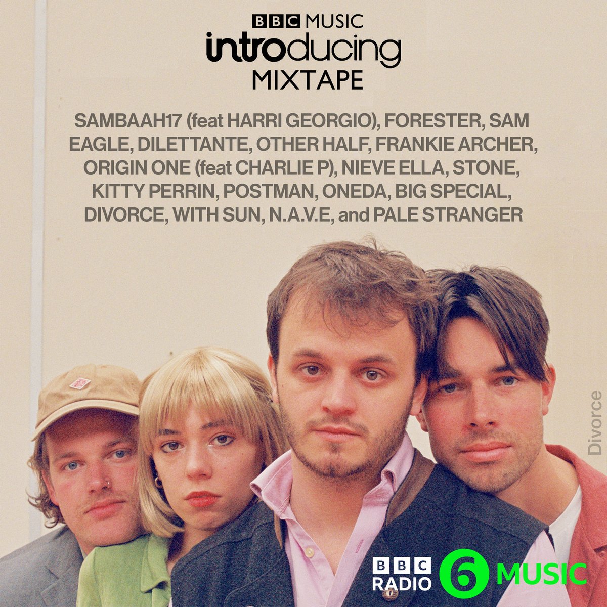 My new @bbcintroducing Mixtape drops 4am this Monday on @BBC6Music & @BBCSounds From 0430-0500: @KittyPerrin_ #PostmanBand @onedawall #BigSpecial @divorce_hq @withsunmusic @naveoriginal @seasofmirth See bbc.co.uk/blogs/introduc… for full tracklist and links...