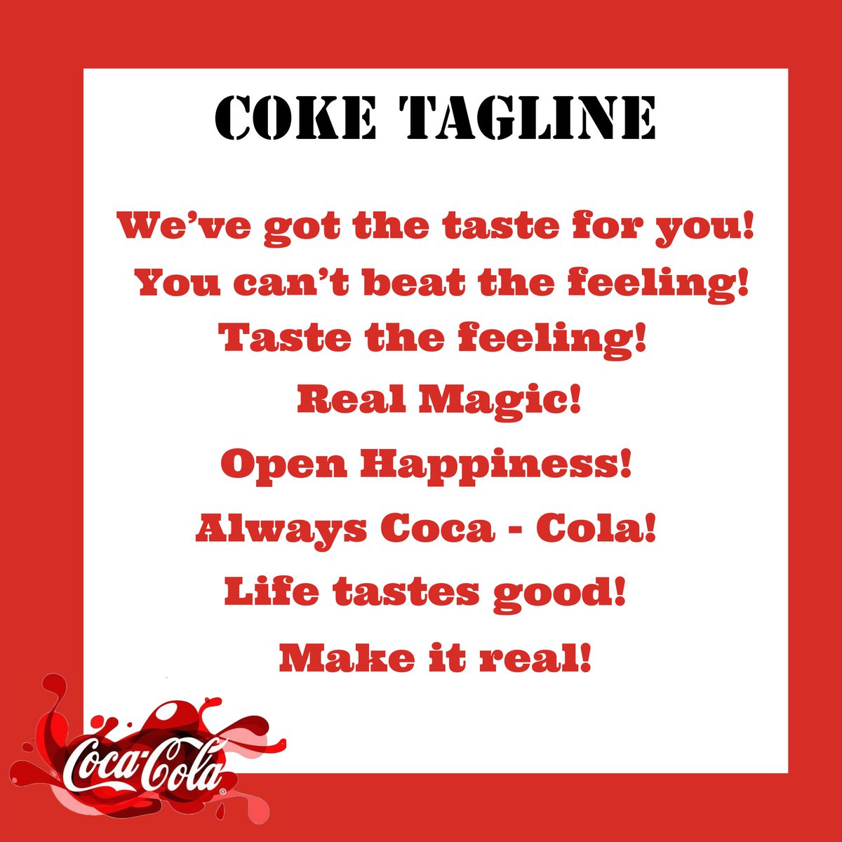 BiniSheenaOFC's tweet photo. Tag Booster!

Blooms, drop the famous coke tag lines with our tags!

BINI X COKE STUDIO

#CokeFanFusionWithBINI
#BINI @BINI_ph https://t.co/nfIv4pJJUb