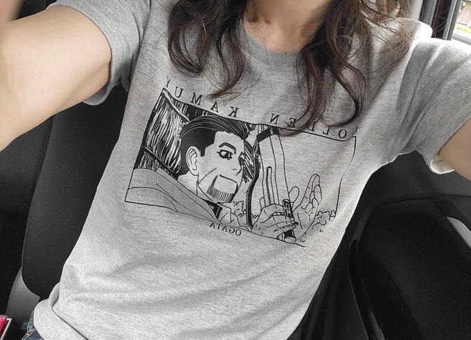 今日はこのTシャツでスロ打ってました。これからご飯食べて帰りゅ。 