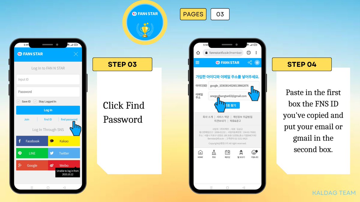 kaldagteam's tweet photo. HOW TO GET FNS ID AND PASSWORD https://t.co/pT94S5M15n