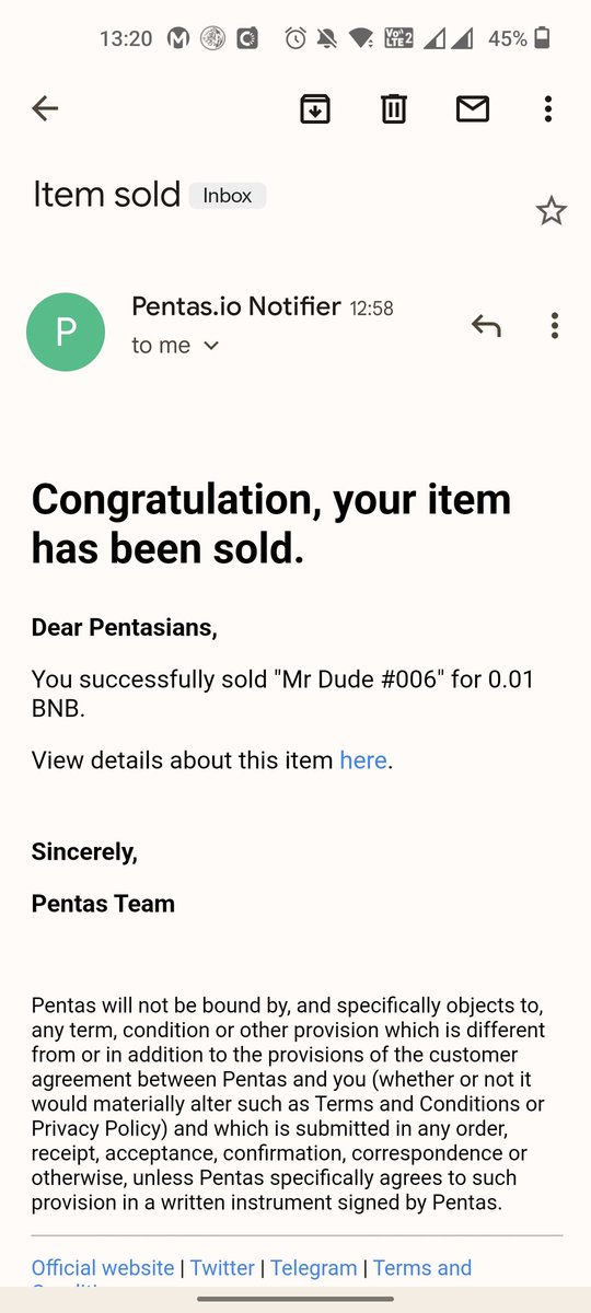Thank you very much for buying MrDude NFT

Dudes appreciate it very much
