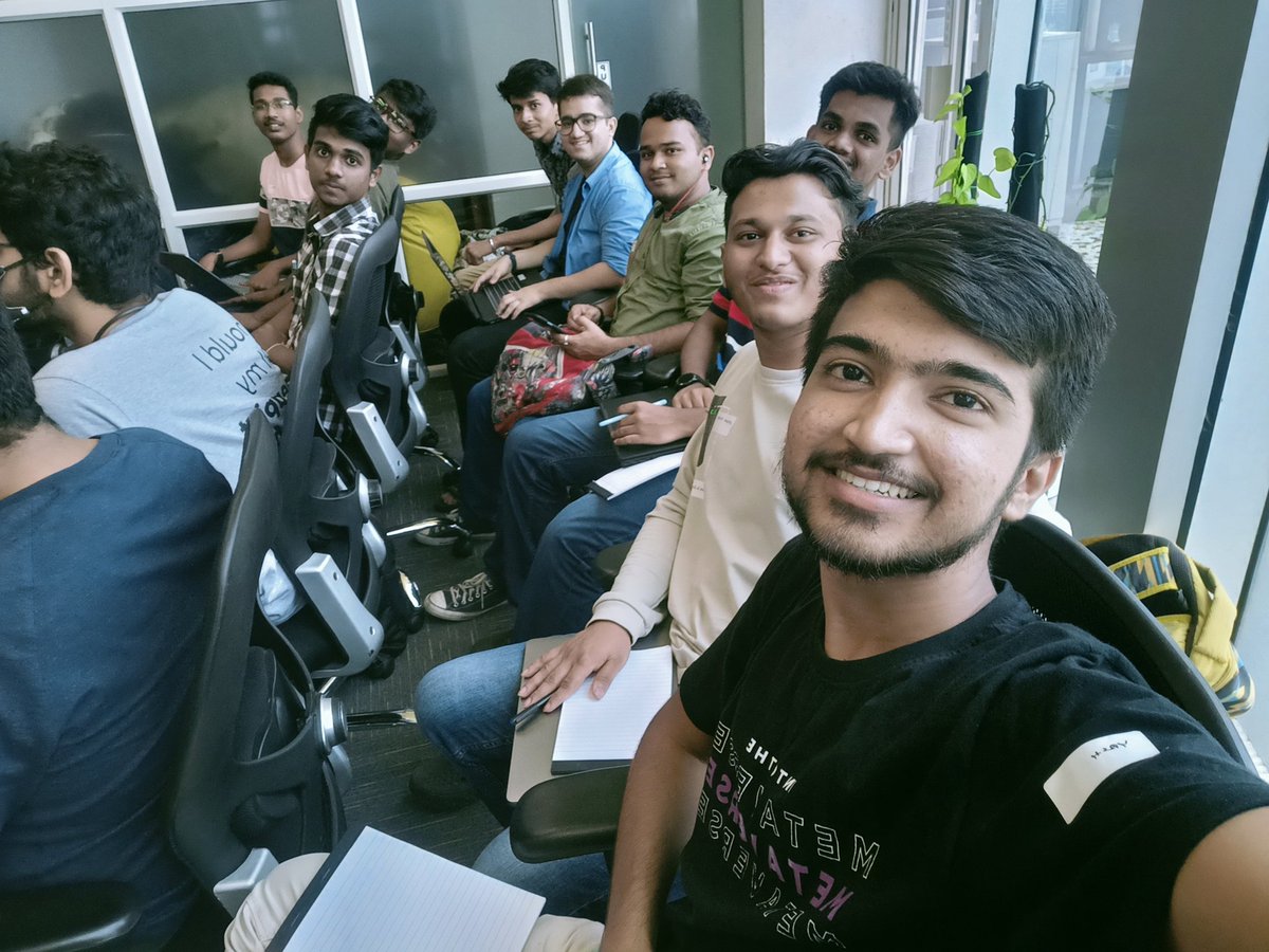 skateryash's tweet photo. Attending @GDGCloudMumbai's Hands-on session and Meetup on Google Cloud @CleverTap 

@Atharva_312 
@Yatmesh14 
@ShiravalePrem25 
@PrathameshK_69 
@_MandyCandy_13 
@pro_pranit 
@AakashV03 
@AvadhootRaikar 
@Sushi_8696 
@sarthakrg14 https://t.co/71DXq3tR7k