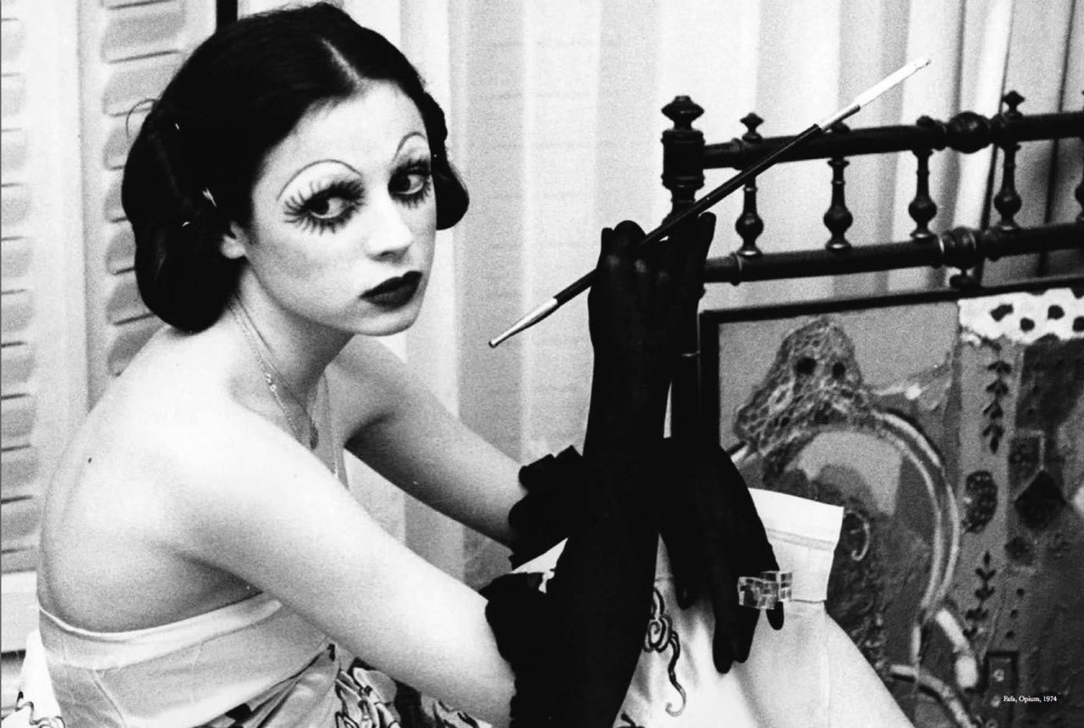 loveangelmusic's tweet photo. Model Fafa photographed by Irina Ionesco, 1970s. https://t.co/lZXO0hBvxq