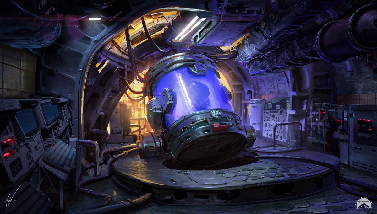 Kitsuoi1's tweet photo. Here are some concept art of the #SonicMovie2 post-credits scene that I just found. These were drawn by Michal Kus from ArtStation.

Source: https://t.co/MmIf6XBqSh https://t.co/VyrgPl5oUu