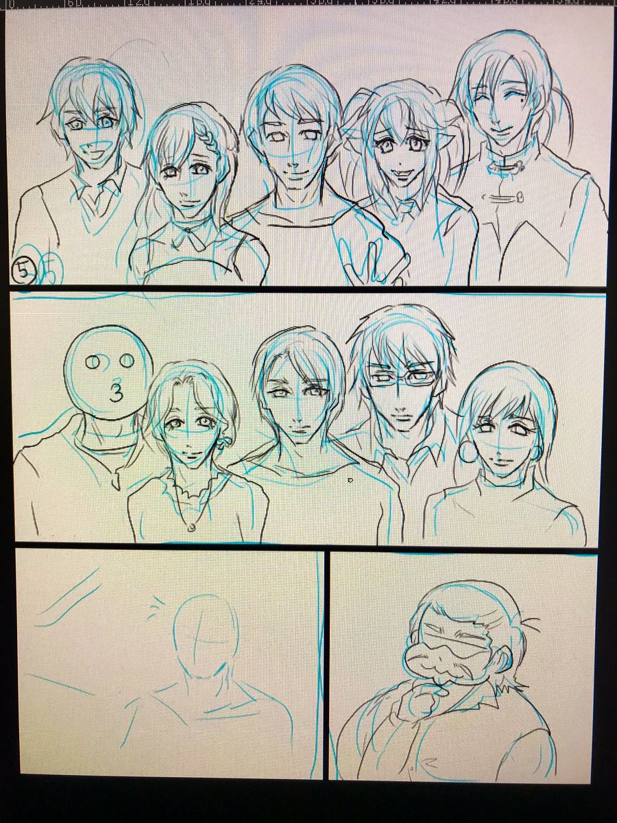 普通に考えてみたらこの手の企画で16人って、かなりの大所帯じゃないですか?(関係者の方々はファンアートだと思って流してください)
 #はちにー 