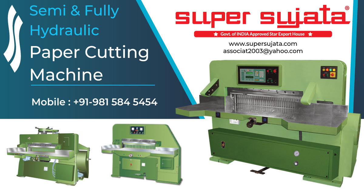 idea_amritsar's tweet photo. Semi Fully Hydraulic Paper Cutting Machine Manufacturers India Amritsar
https://t.co/amDKZo5AFx
#fullyautomatic #papercutting #hydrauliccutting #programmablecutting #machine #supersujata #amritsar #cutting #semiautomatic #paper_cutting #brand #manufacturers #exporters https://t.co/VtRrNBXcI3