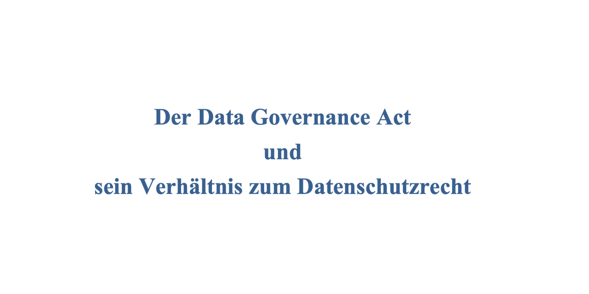winfriedveil's tweet image. Coming soon!

Spoiler: Der #DGA ist eine Abkehr vom Grundsatz der #Datenminimierung, wenn öffentliche Stellen Anreize zum Datenteilen schaffen, Daten leichter zugänglich machen &amp;amp; Weiterverwender „nach besten Kräften“ bei der Einwilligungseinholung unterstützen sollen.