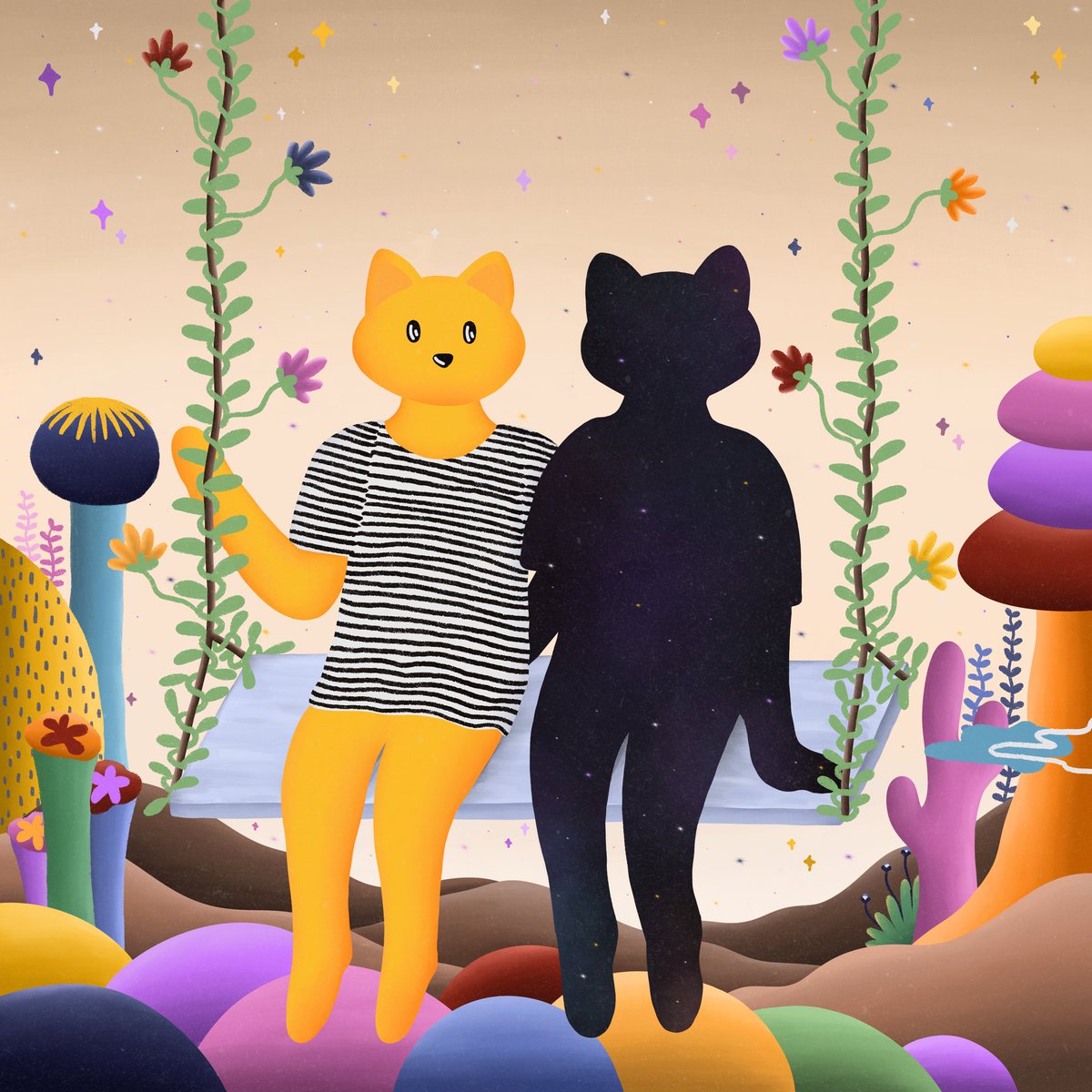 GM, happy weekend everyone 🌸🌈✨