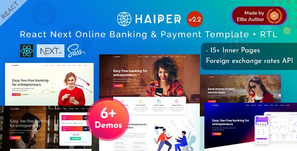 stylelibreview's tweet photo. Haiper - Banking Finance &amp; Payment Solutions React Next Template
https://t.co/9XbZnXaJqC

#bank #bankwebsite #banking #creditcardcompany #credits #currencyexchange #digitalbanking #envytheme #fintech #loan #mobilebanking #moneytransfer #onlinebanking https://t.co/6l5Sn5mBHI