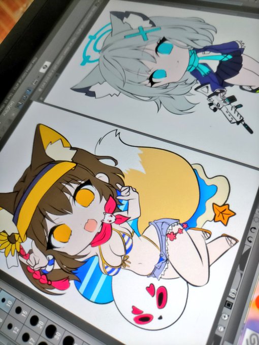 色分け終わりー⎛›'ᾥ`‹ ⎞ 