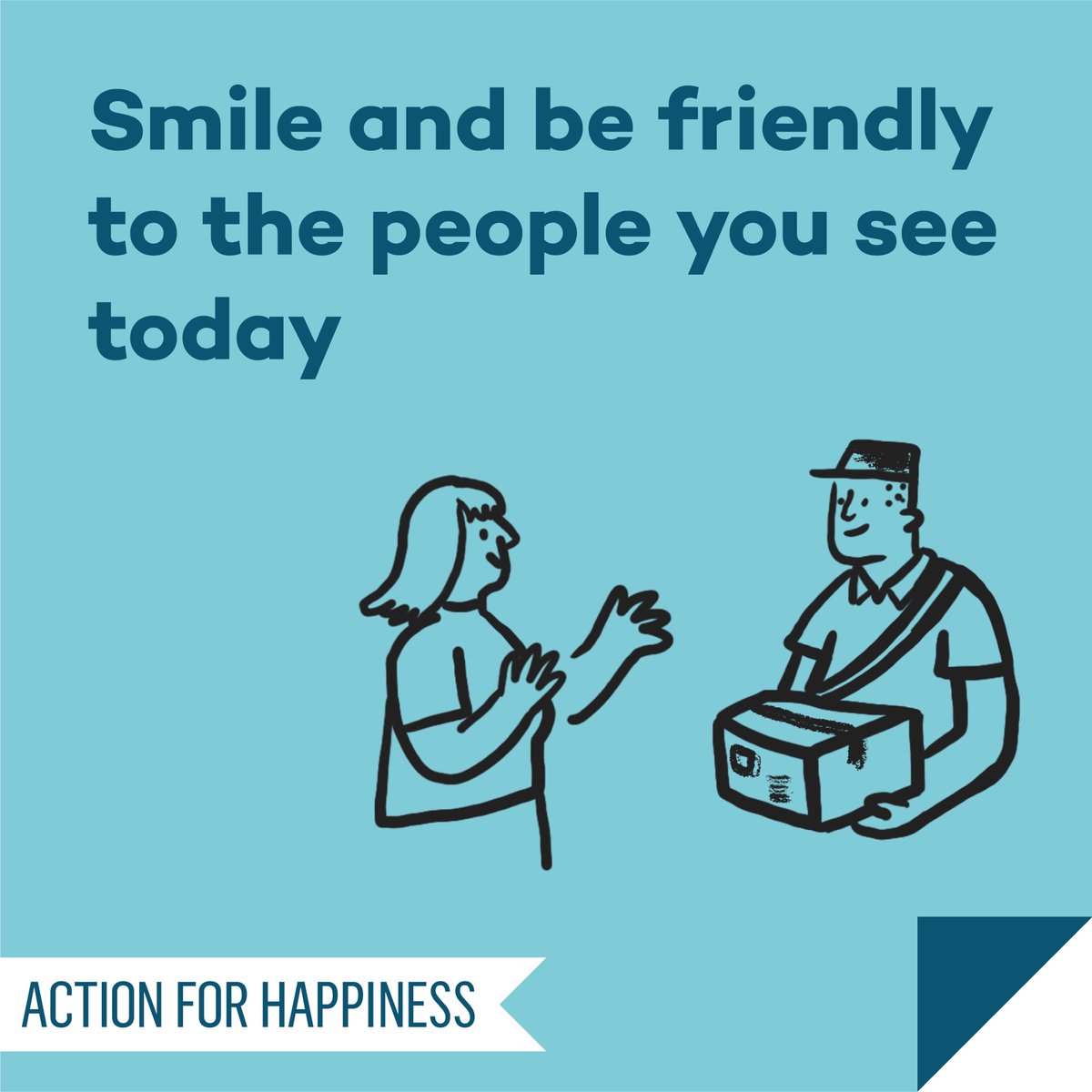 Altruistic August - Day 6: Smile and be friendly to the people you see today 🤗 actionforhappiness.org/altruistic-aug… #AltruisticAugust