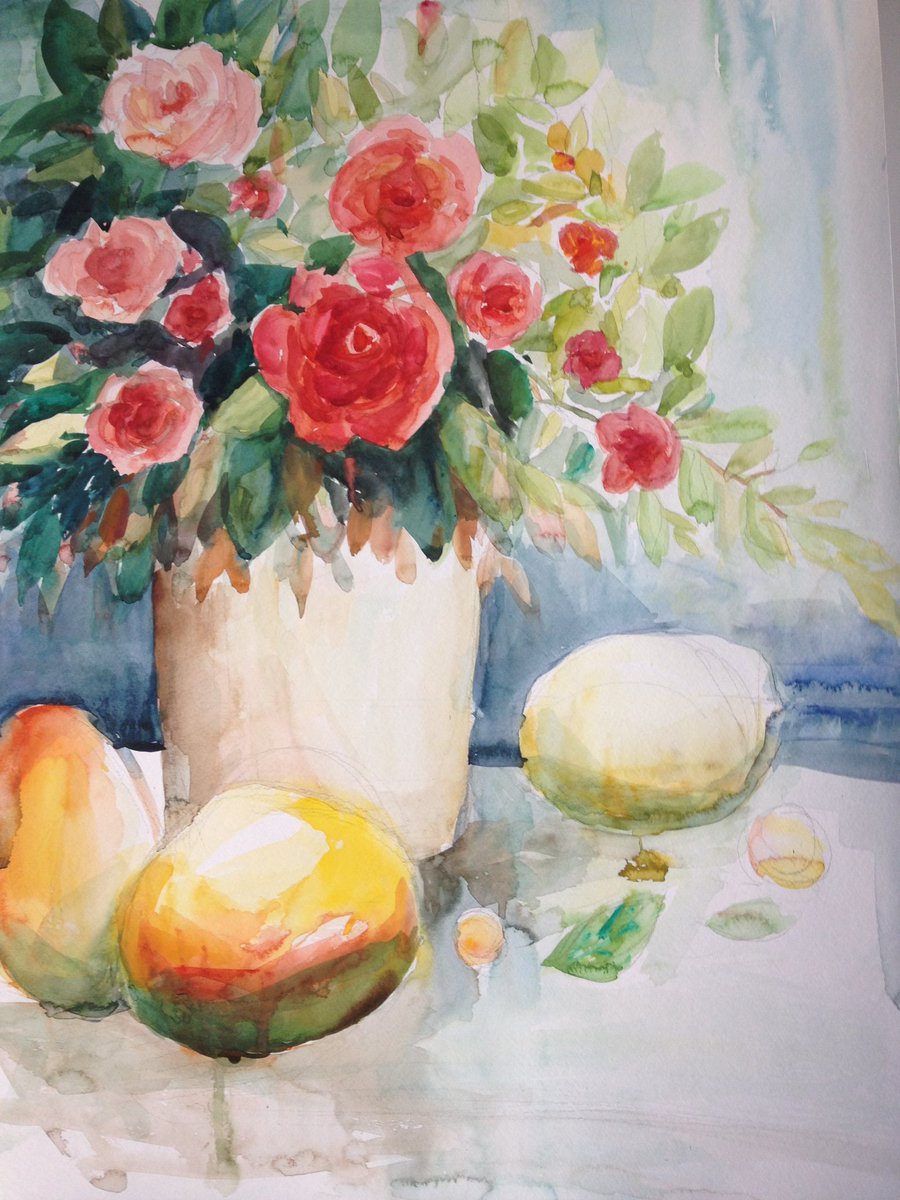 #Fineart #watercolorart #watercolorpainting #Flowers #art #artwork #SanFrancisco