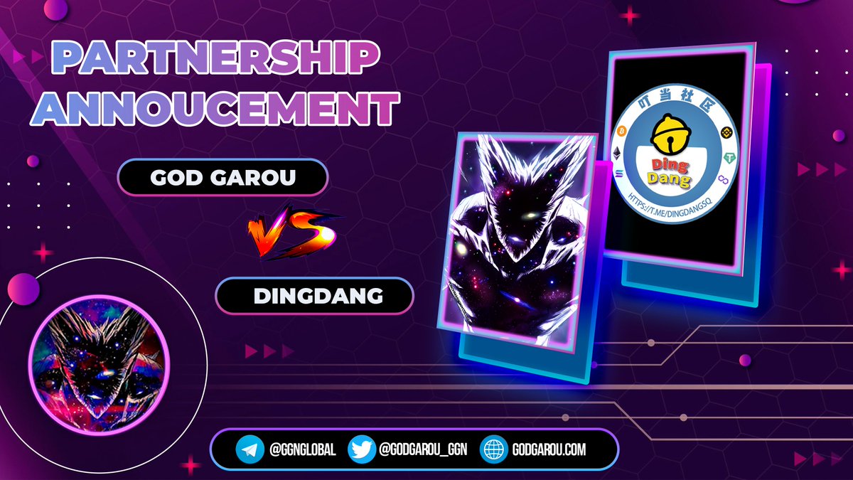 GodGarou_GGN's tweet photo. Thanks for the support from @DingDangSQ
(https://t.co/fIKIF5bV4p) Join us God Garou and make the world a better place:
✅ Audit &amp; KYC
✅ DEV NO token
✅ Huge marketing
✅ Low tax (3%)
✅ Contract renounced
✅ Charity activities
🌎 Group Global: https://t.co/v70DQVlC8P https://t.co/ZXmhk5Oe7U